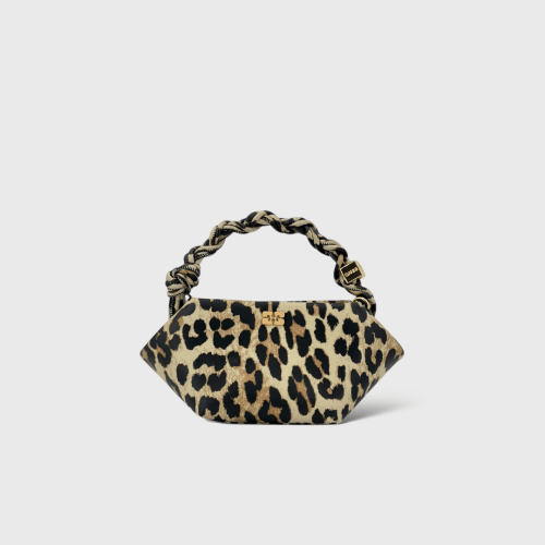 Ganni bou bag Leopard small