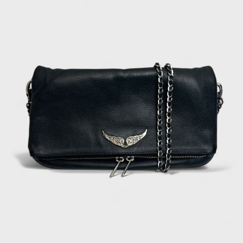 Pochettes Rock Cuir Noir