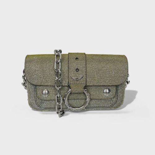 Sac Kate wallet argenté