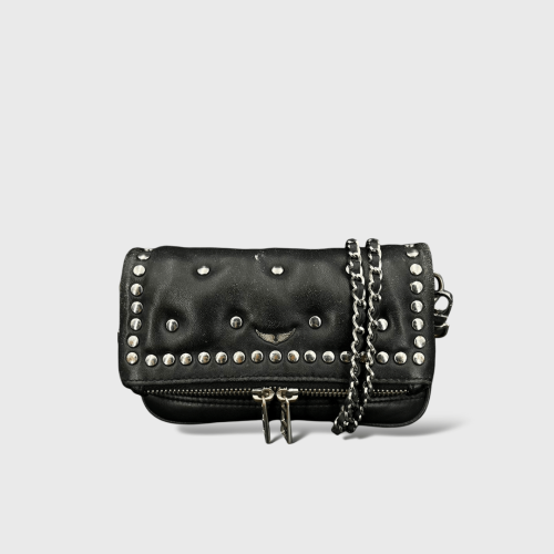 Pochette nano Cuir Noir